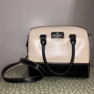 Kate Spade Black and White Crossbody